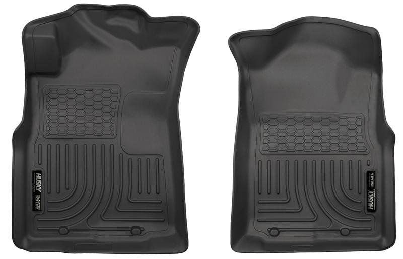 Husky Liners WeatherBeater Floor Liners - Toyota Tacoma - 05-15 Toyota Tacoma Crew/Extended/Standard Cab WeatherBeater Front Black Floor Liners (part 13941)