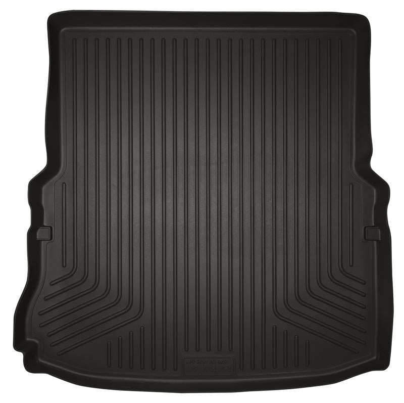 Husky Liners WeatherBeater Cargo & Trunk Liners - Ford Explorer & Lincoln Aviator - 11-12 Ford Explorer WeatherBeater Black Rear Cargo Liner (Folded 3rd Row) (part 23781)