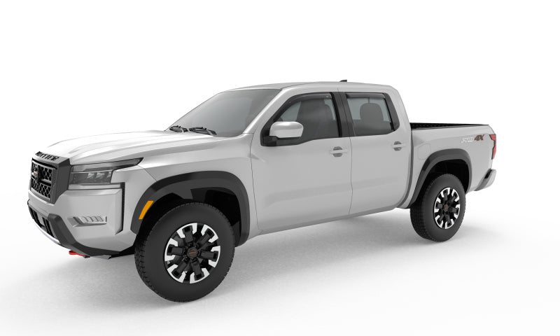 AVS Ventvisor In-Channel Window Deflectors - 4pc for 2022 Nissan Frontier Crew Cab - Smoke - view 5