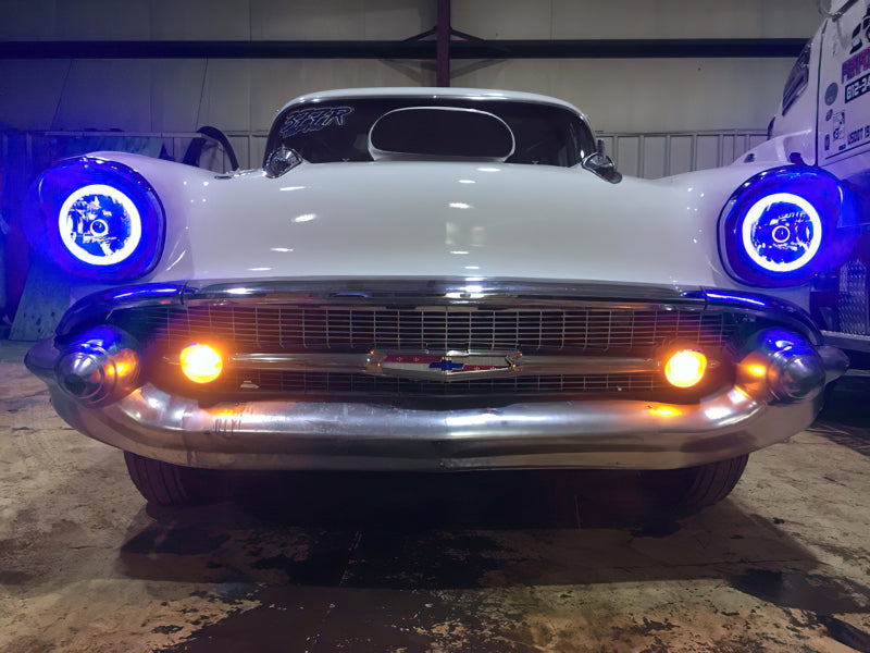 ORACLE Lighting Pre-Installed Lights 7 IN. Sealed Beam - ColorSHIFT Halo - 6905-333 - view 8