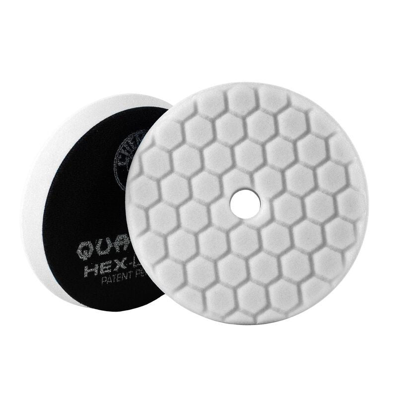 Chemical Guys Hex-Logic Quantum Light-Medium Polishing Pad - White - 5.5in (Case of 12) - BUFX114HEX5