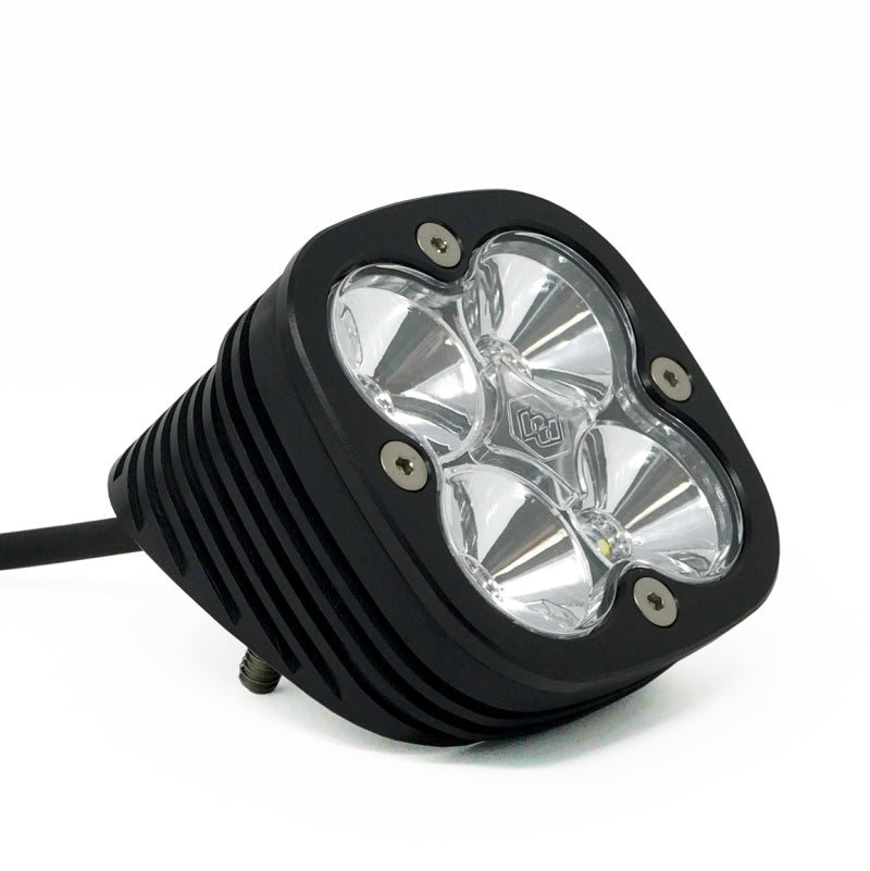 Baja Designs Squadron Pro LED Light Pods - Squadron Pro Series Black Flush Mount Work/Scene Pattern LED Light Pod - Clear (part 492006)