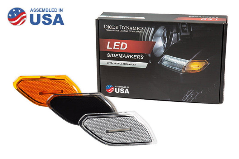 Diode Dynamics 18-21 Jeep JL Wrangler/Gladiator Sidemarkers Clear (set) - DD5068 - view 7