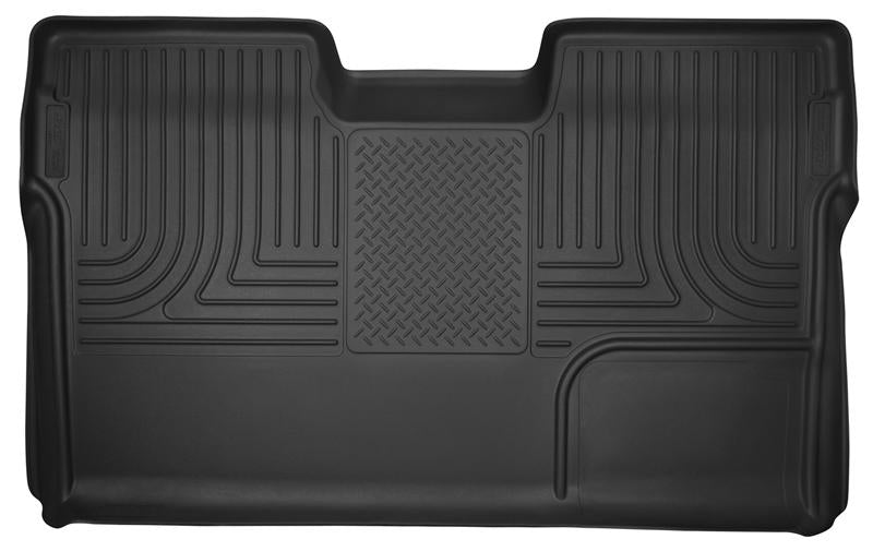 Husky Liners X-act Contour Floor Liners - Ford F-150 - 09-14 Ford F-150 SuperCrew Cab X-Act Contour Second Row Seat Floor Liner - Black (part 53391)