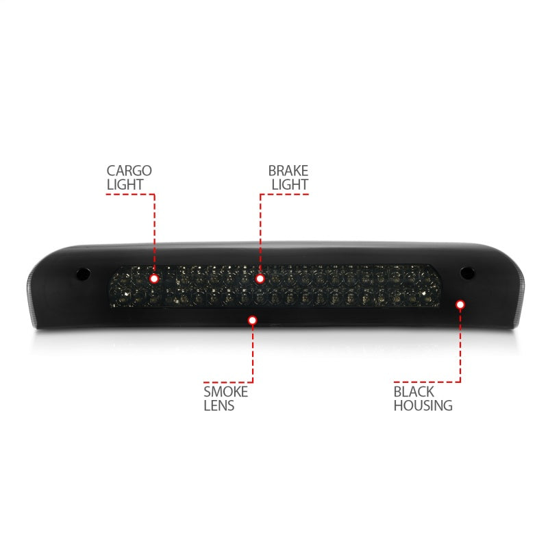 ANZO B-Series LED 3rd Brake Light, Smoke Lens - 2002-2008 Ram 1500 - ANZO part 531081 view 5