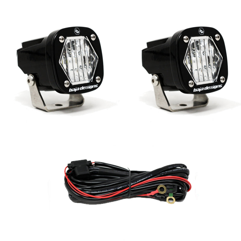 Baja Designs S1 LED Lights - S1 Wide Cornering LED Light w/ Mounting Bracket Pair (part 387805)