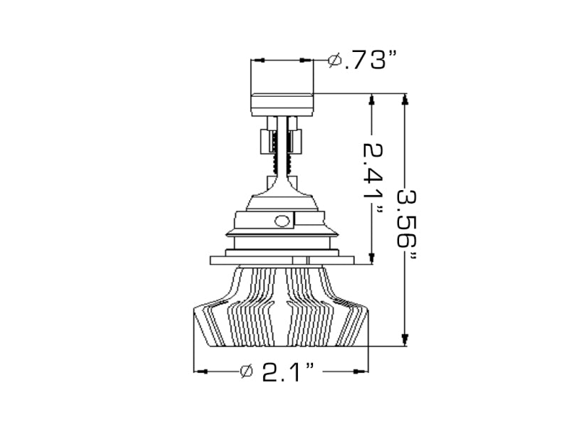 ORACLE Lighting 9004 4000 Lumen LED Headlight Bulbs (Pair) - 6000K - 5238-001 - view 4