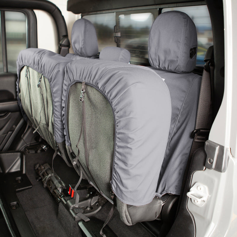 Covercraft 22-23 Toyota Tundra Carhartt SeatSaver Custom Second Row Seat Covers - Gravel - SSC8538CAGY