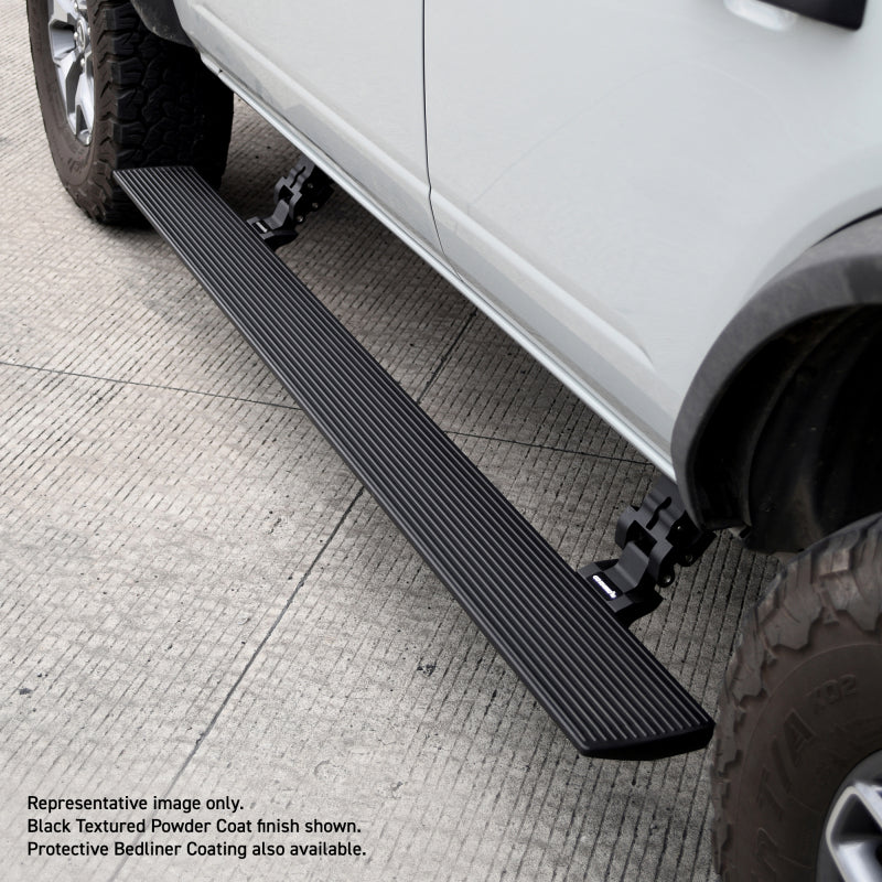 Go Rhino VoltStep Electric Running Boards, Bedliner Finish - 2009-2018 Ram 1500 Crew Cab - Go Rhino part 20420687T view 3