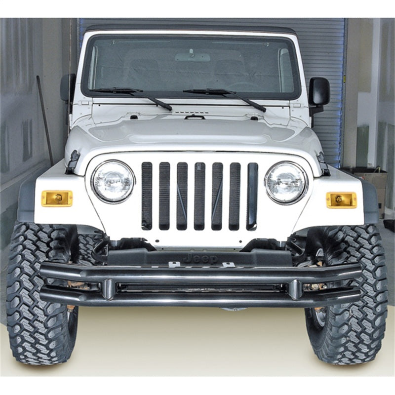Rugged Ridge 3in Double Tube Bumper for 1976-2006 Jeep CJ/Jeep Wrangler