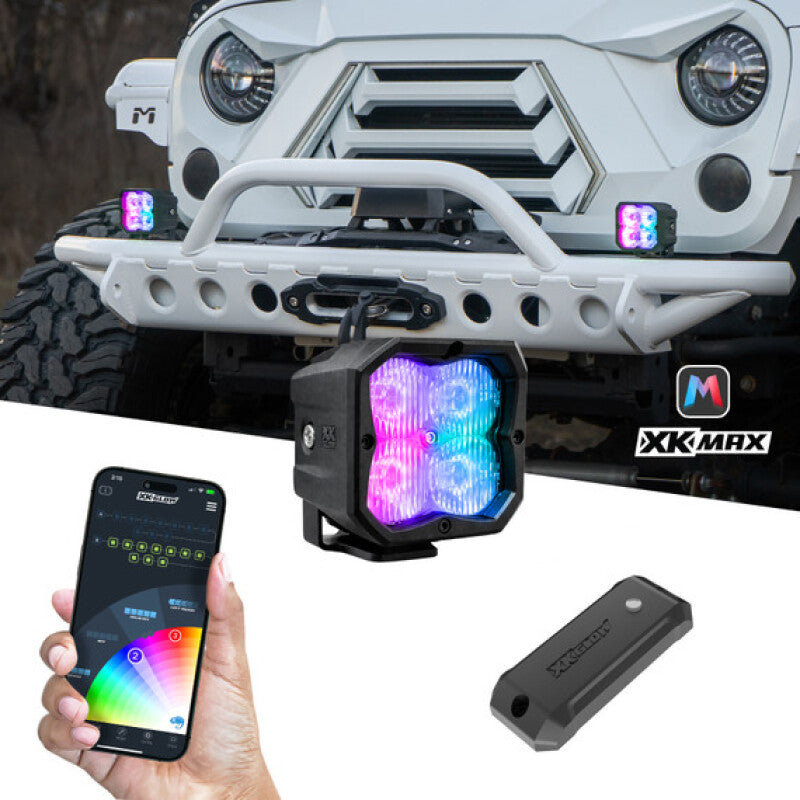 XKGLOW XKmax RGBW Addressable Cube Light Kit