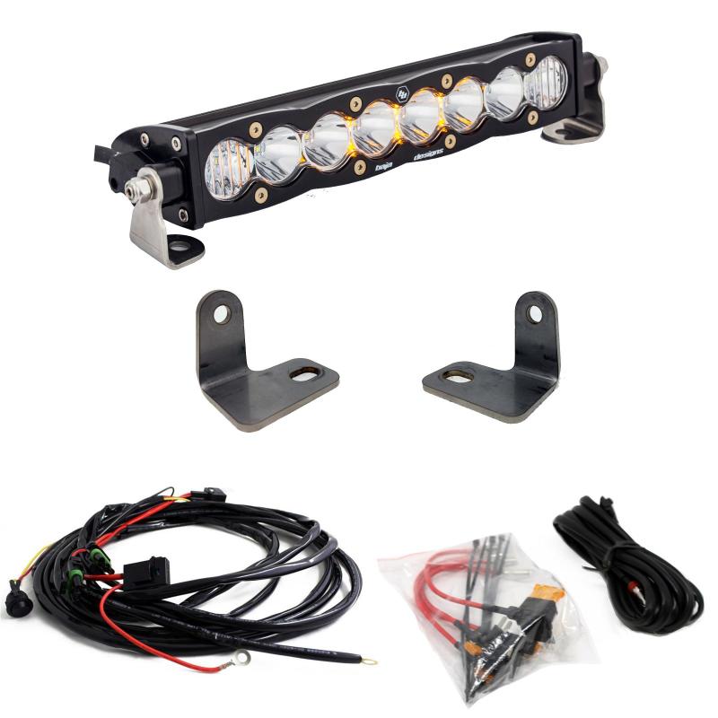 Baja Designs LED Light Kits - UTV & Side-by-Side - 16-18 Polaris RZR Turbo XP S8 Series 10in Light Bar Kit (part 447073)