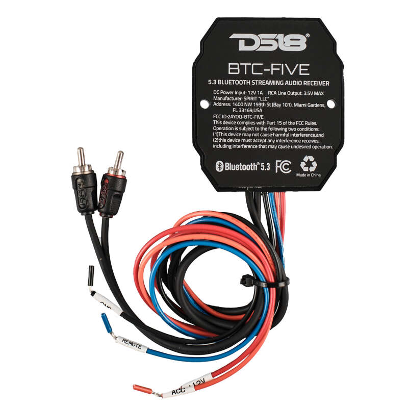 DS18 Bluetooth 5.3 Wireless Audio Receiver - IP66 - BTC-FIVE - view 2