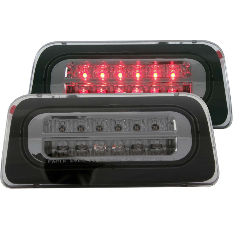 ANZO LED 3rd Brake Light, Chrome Housing, Smoke Lens - 1994-2004 Chevy S-10, 1994-2004 GMC Sonoma - ANZO part 531043