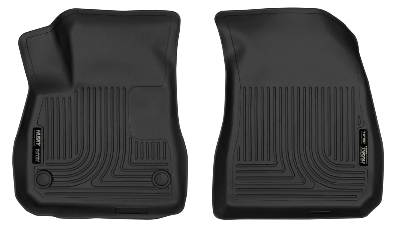 Husky Liners X-act Contour Floor Liners - Chevy, GMC, Buick & Cadillac - 2016+ Chevrolet Malibu X-Act Contour Black Front Floor Liners (part 52271)