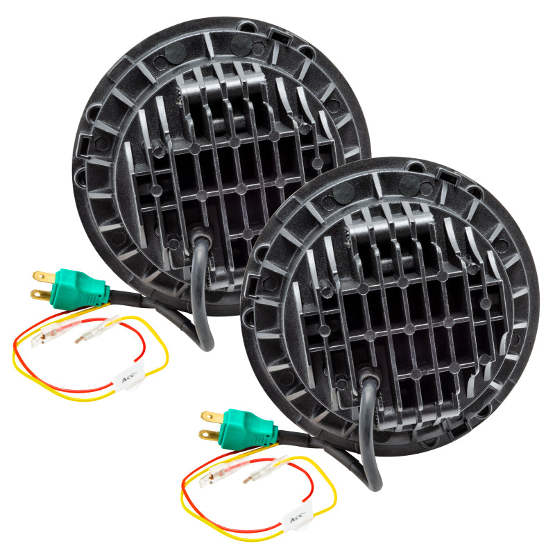 ORACLE Lighting 7in High Powered LED Headlights - NO HALO - Black Bezel - 5769-504 - view 4