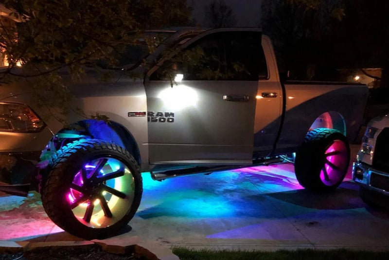 ORACLE Lighting LED Illuminated Wheel Rings - ColorSHIFT Dynamic - ColorSHIFT - Dynamic - 4215-332 - view 3