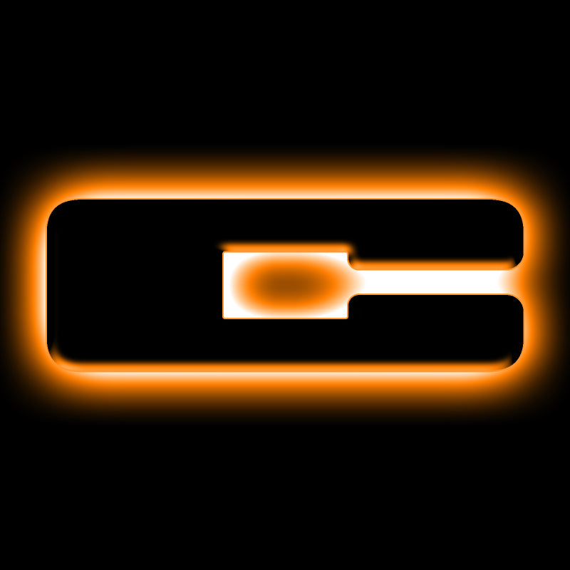 ORACLE Lighting Universal Illuminated LED Letter Badges - Matte Black Surface Finish - view 3