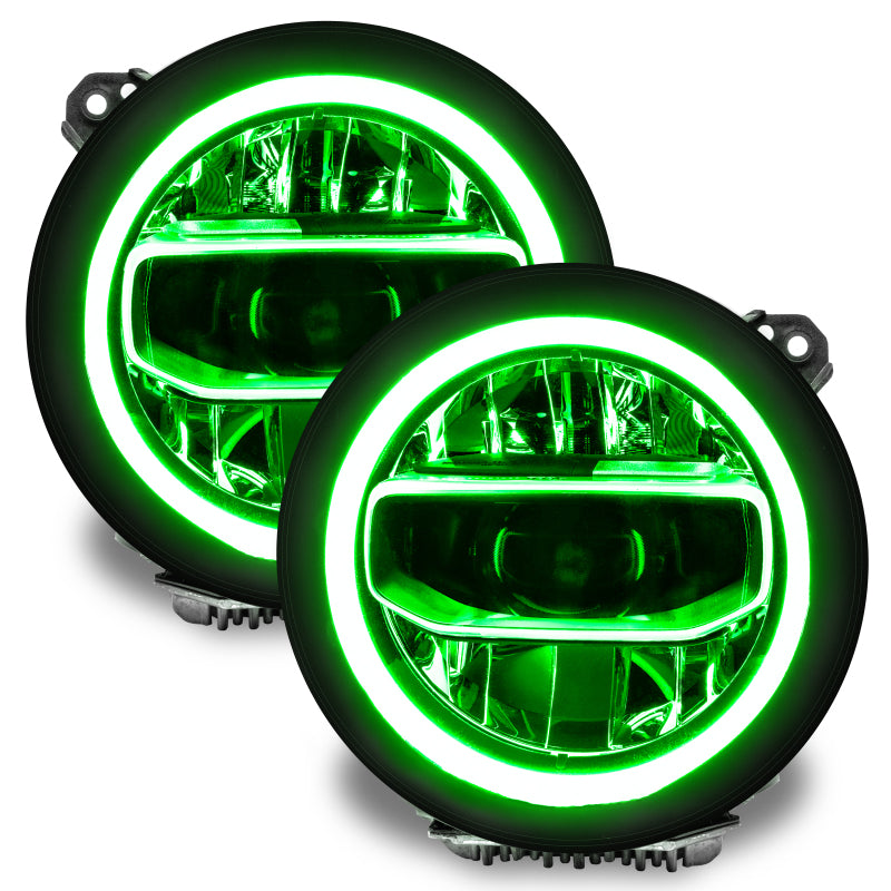 ORACLE Lighting Jeep Wrangler JL/Gladiator JT RGB+W Headlight DRL Kit - ColorSHIFT w/o Controller - 1346-334 - view 7