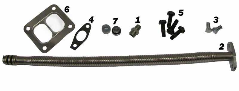 Fleece Performance S300/S400 Turbo Installation Kit - 2007.5-2012 Dodge/Ram 6.7L Cummins (Aftermarket S300/S400 Turbo) - Fleece part FPE-TURBO-INST-KIT-CUMM67
