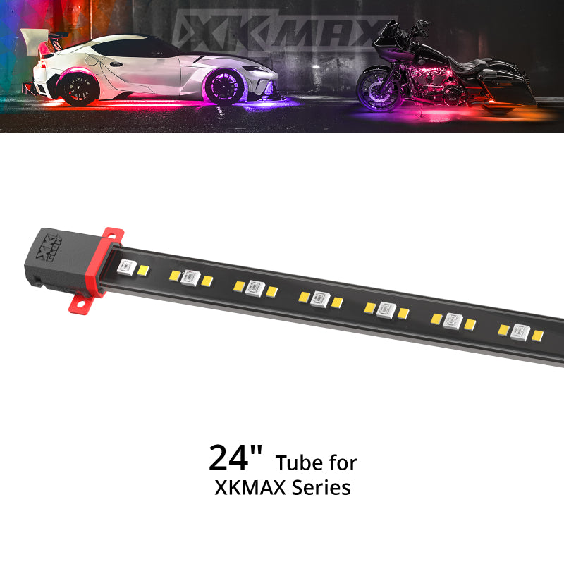 XKGLOW XKmax 12in RGBW Addressable LED Light Tube - MX-T-12 - view 2