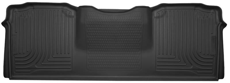 Husky Liners X-act Contour Floor Liners - Ram 2500/3500, Ford Super Duty & GM 2500HD/3500HD - 10-15 Dodge Ram Mega Cab X-Act Contour Black 2nd Row Floor Liners (part 53681)