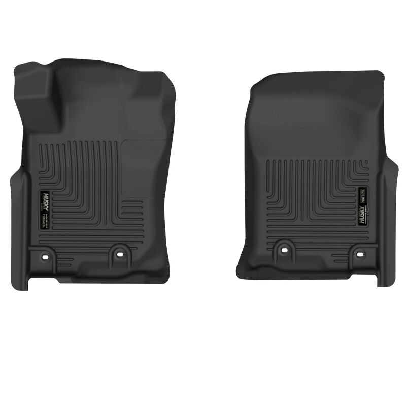 Husky Liners X-act Contour Floor Liners - Toyota & Lexus - 14-21 Lexus GX460 / 13-21 Toyota 4Runner X-Act Contour Black Front Floor Liners (part 53761)