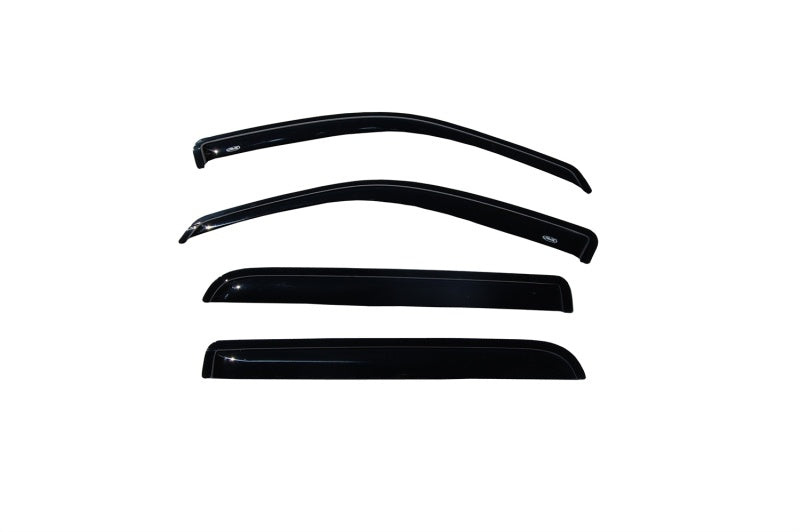 AVS Ventvisor Outside Mount Window Deflectors 4pc for 2002-2010 Ford Explorer (4 Door) - Smoke - view 4