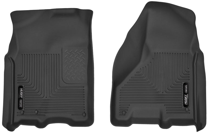 Husky Liners X-act Contour Floor Liners - 12-13 Dodge Ram 1500/ 12 2500 & 3500 X-Act Contour Black Front Floor Liners