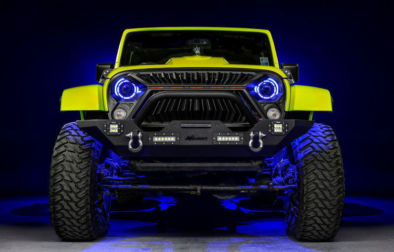 ORACLE Lighting Oculus 7in ColorSHIFT Bi-LED Projector Headlights for Jeep Wrangler JK - 5876-335 - view 5