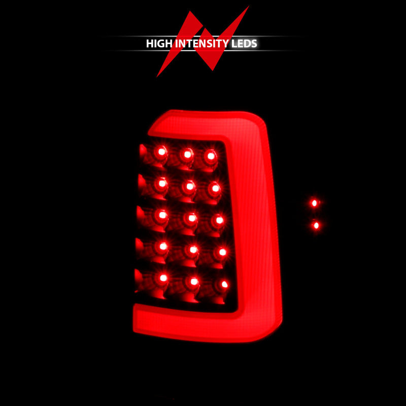 ANZO LED Light Bar Tail Lights, Black - 1997-2004 Dodge Dakota - ANZO part 311347 view 5