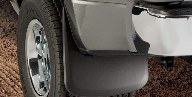 Husky Liners Custom-Molded Mud Guards - Ford F-150 - 2015-2017 Ford F-150 w/ OE Fender Flares Front and Rear Mud Guards - Black (part 58456)