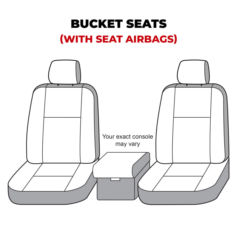 Covercraft 11-16 Dodge Ram Polycotton SeatSaver Custom Front Row Seat Covers - Charcoal - SS2459PCCH - view 3