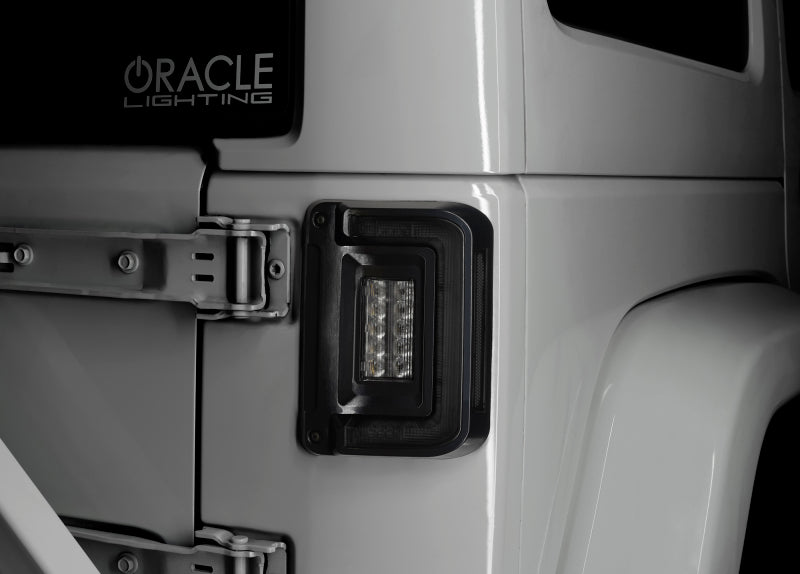 ORACLE Lighting 07-17 Jeep Wrangler JK Flush Mount LED Tail Lights - Tinted - 5891-504-T - view 6