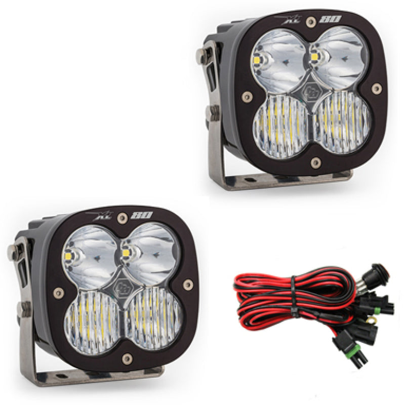 Baja Designs XL Pro, XL Sport & XL80 LED Light Pods - XL80 Series Driving Combo Pattern Pair LED Light Pods (part 677803)