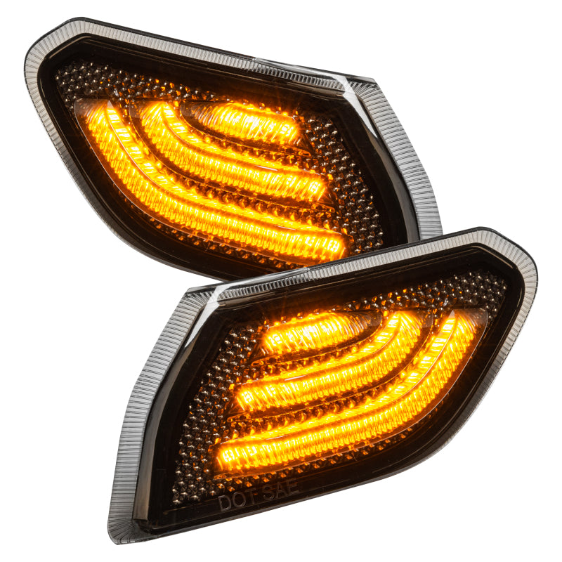 ORACLE Lighting Jeep Wrangler JL Smoked Lens LED Front Sidemarkers - 5853-504