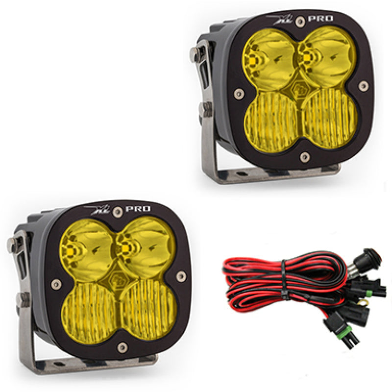 Baja Designs XL Pro, XL Sport & XL80 LED Light Pods - XL Pro Series Driving Combo Pattern Pair LED Light Pods - Amber (part 507813)