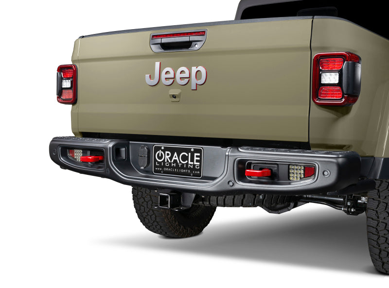 ORACLE Lighting Rear Bumper LED Reverse Lights for Jeep Gladiator JT - 6000K - 5878-504 - view 2