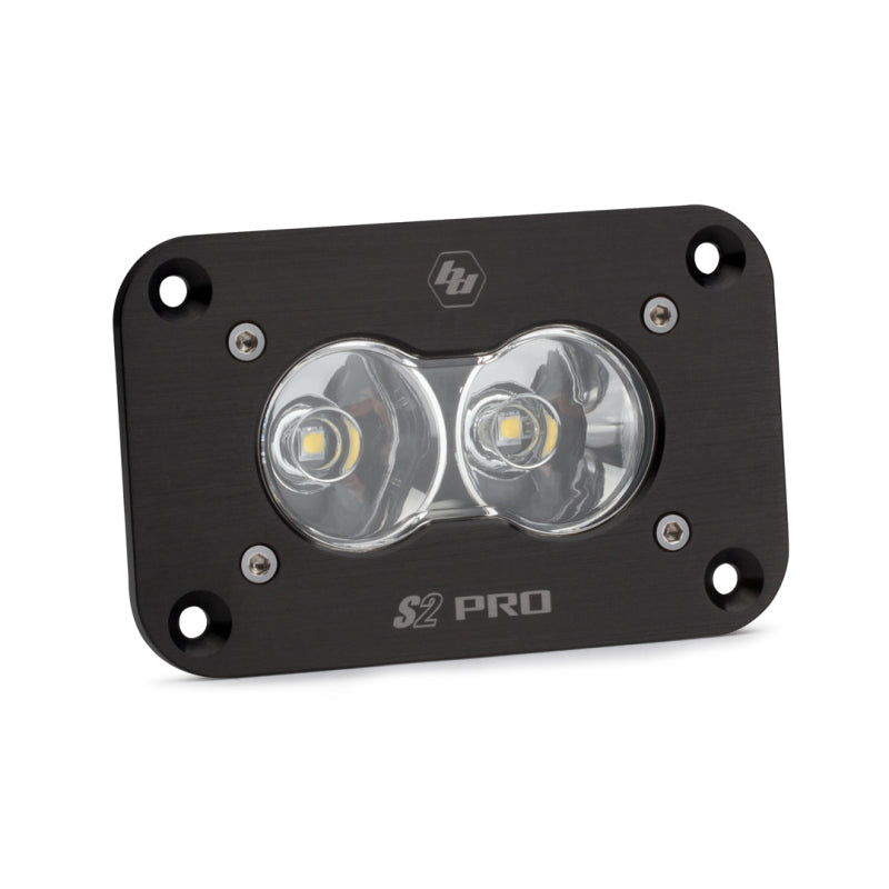Baja Designs S2 Sport LED Light Pods - S2 Sport Flush Mount Work/Scene Pattern LED Work Light - Clear (541006) (part 541006)