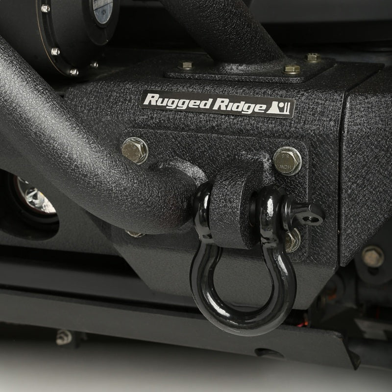 Rugged Ridge Black 9500lb 3/4in D-Ring | Universal Fit 5
