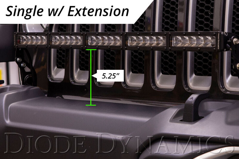 Diode Dynamics 18-21 Jeep JL Wrangler/Gladiator SS30 Bumper Bracket Kit - White Combo Dual - DD6085 - view 8