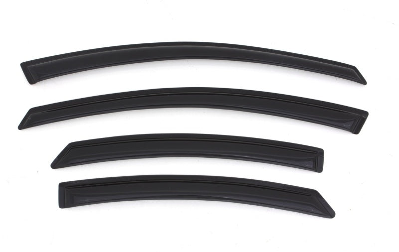 AVS Ventvisor Outside Mount Window Deflectors 4pc for 2011-2014 Hyundai Sonata (New Body Style) - Smoke - view 4