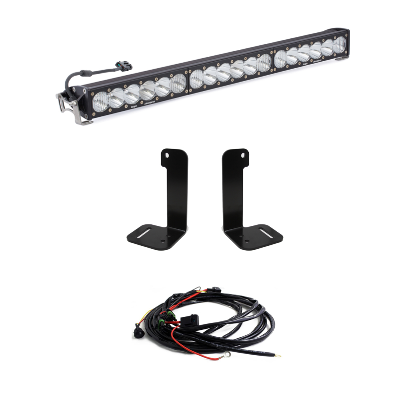 Baja Designs LED Light Kits - Jeep Wrangler & Gladiator - 2018+ Jeep Wrangler JL/JT OnX6+ 30in Bumper LED Light Bar Kit (part 447657)