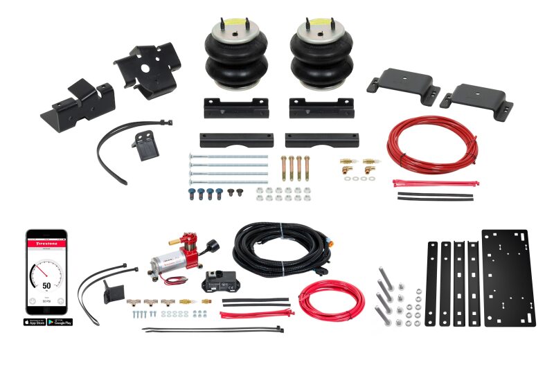 Firestone Ride-Rite All-In-One Wireless Air Spring and Compressor Kit - 2014-2025 Ram 2500 2WD/4WD - Firestone part 2884 view 2