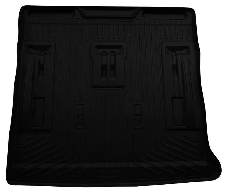 Husky Liners WeatherBeater Cargo & Trunk Liners - Chevy Tahoe/Suburban, GMC Yukon & Cadillac Escalade - 07-13 GM Escalade/Suburban/Yukon WeatherBeater Black Rear Cargo Liners (part 28251)