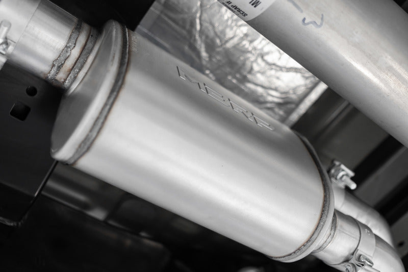 MBRP ARMOR BLK Cat-Back Exhaust - 2021+ Ford F-150 2.7L/3.5L/5.0L Dual Pre-Axle - MBRP part S5217BLK view 5