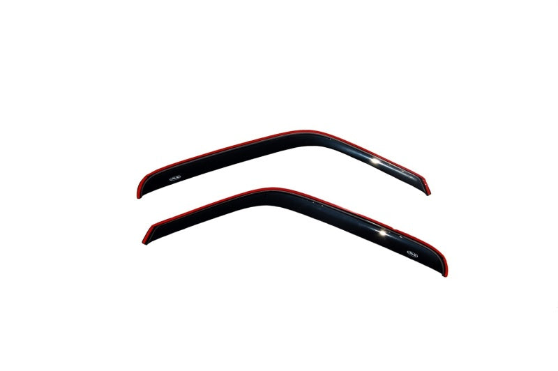 AVS Window Ventvisor In-Channel Window Deflectors 2pc for 1999-2011 Ford Ranger (Fixed) - Smoke
