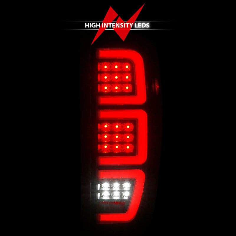 ANZO Full LED Sequential Tail Lights w/ Initiation Lighting, Black Housing, Clear Lens - 2019-2024 GMC Sierra 1500, 2020-2025 GMC Sierra 2500HD/3500HD (Halogen models only) - ANZO part 311457 view 6