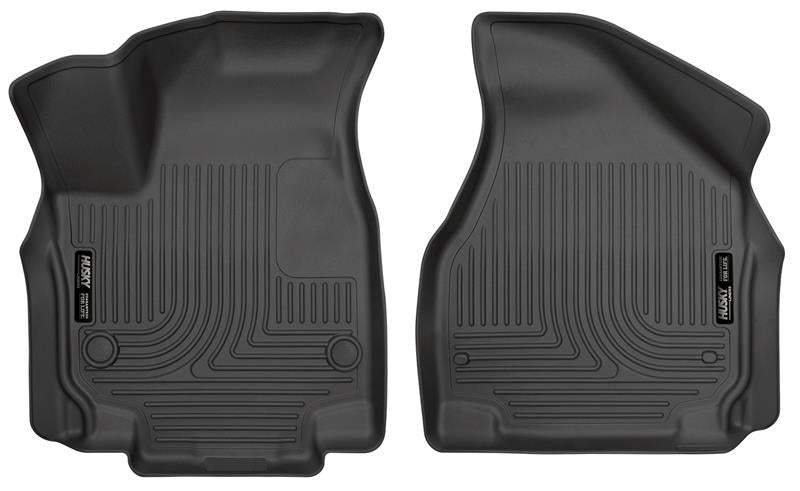 Husky Liners WeatherBeater Floor Liners - Jeep, Dodge, Ram & Chrysler - 2017 Chrysler Pacifica WeatherBeater Front Row Black Floor Liners (part 13011)
