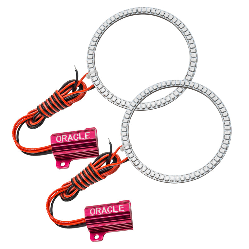 ORACLE Lighting 07-17 Jeep Wrangler LED Fog Halo Kit - Amber - 1177-005